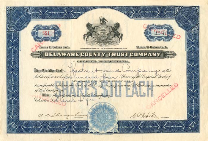 Delaware County Trust Co.